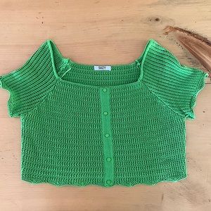 Crochet crop top